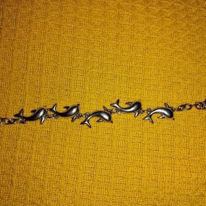 Sterling Silver dolphin bracelet